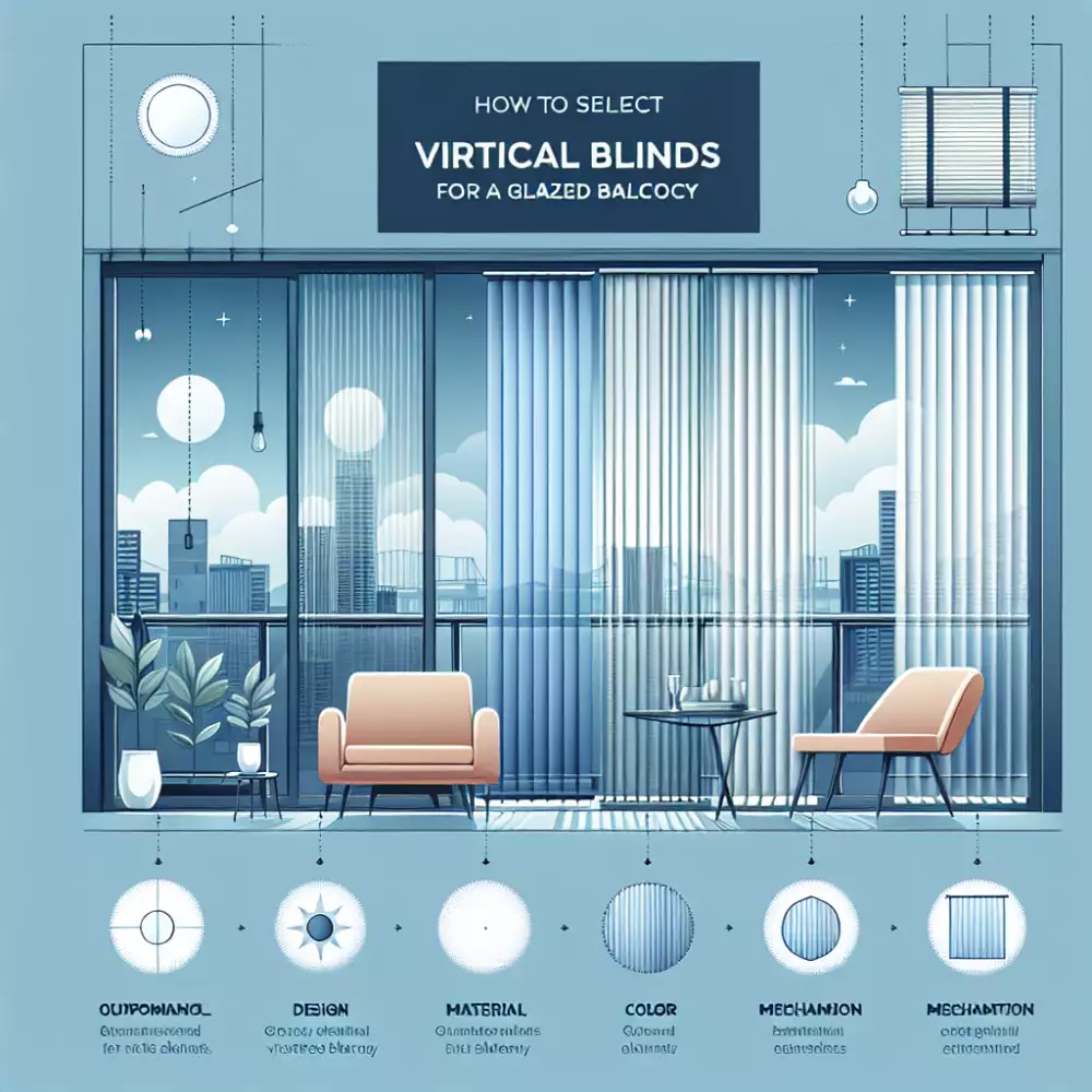 vertikální žaluzie na zasklený balkon