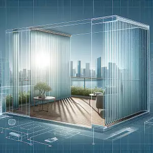 Vertikální Žaluzie Na Zasklený Balkon